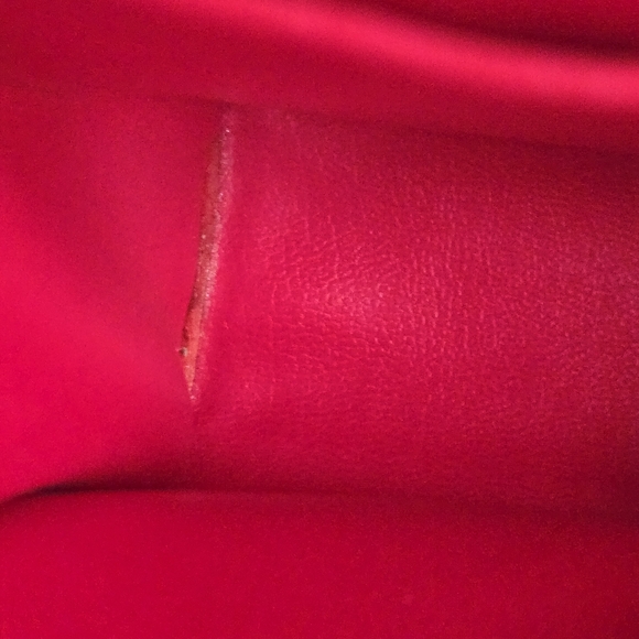 Nina Ricci Embossed Leather Mini Evening Crossbody Bag EUC - Picture 8 of 12